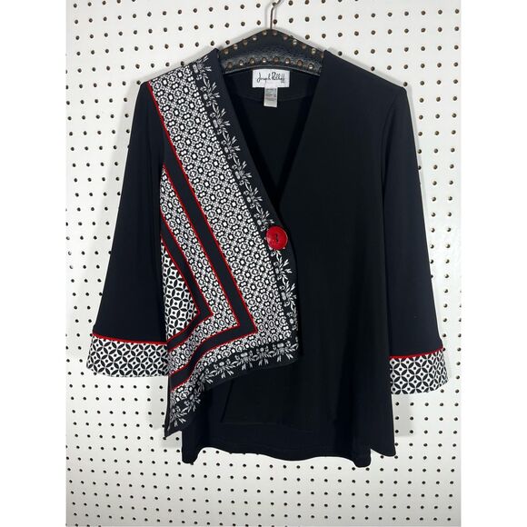 Joseph Ribkoff geometrical print blazer jacket size 4 - Picture 1 of 6